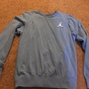 blue jordan crew neck